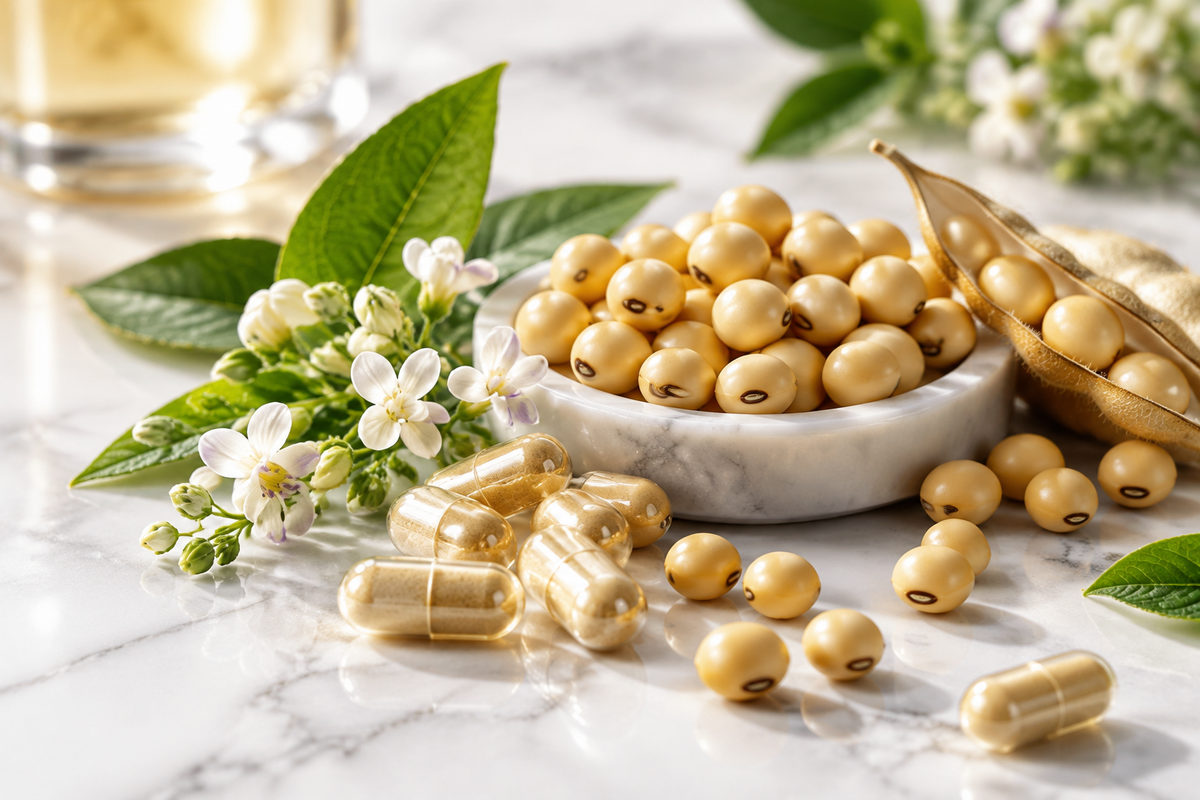 Soy Isoflavones Benefits During Menopause 🌿✨