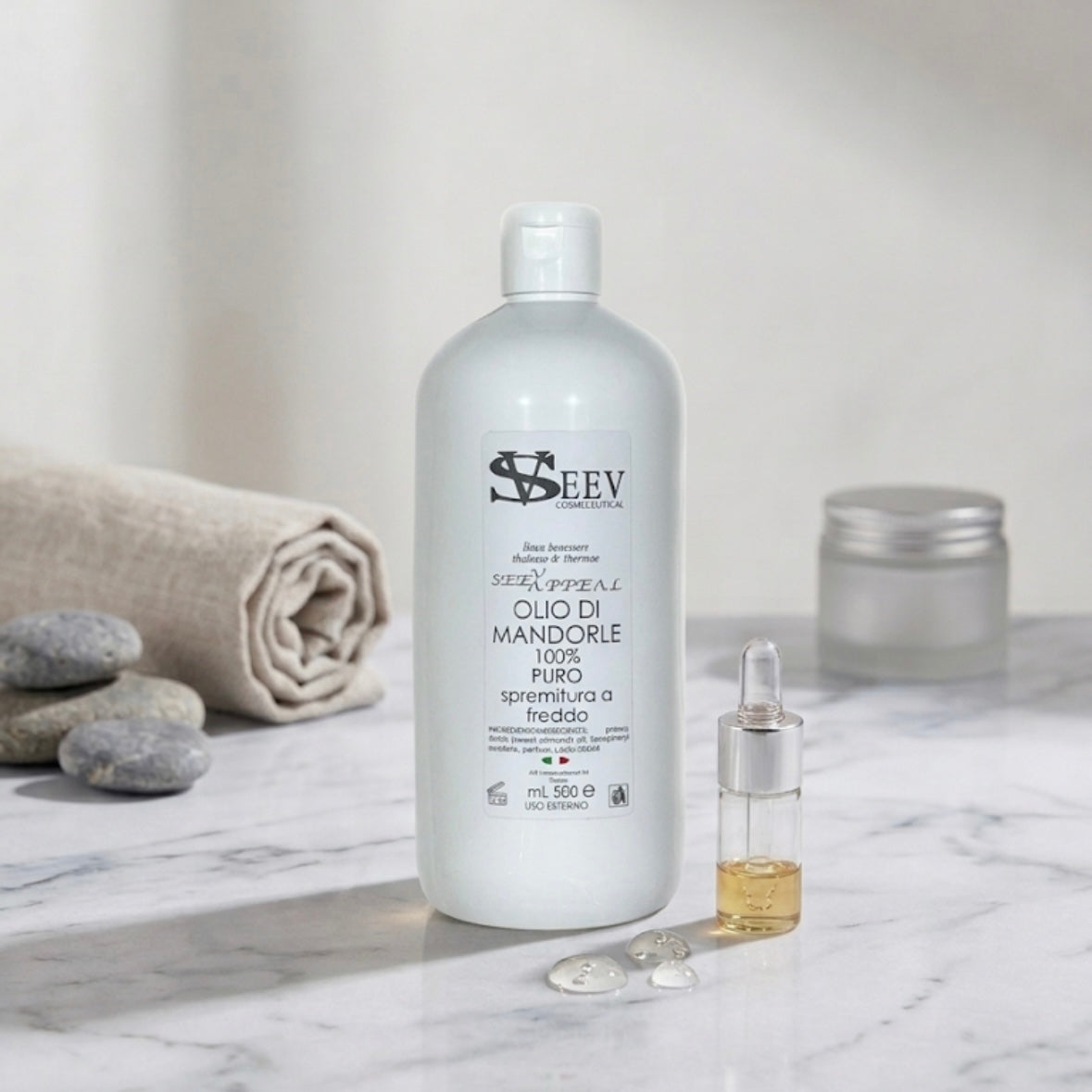 100% Pure Cold-Pressed Sweet Almond Oil – 500 ml