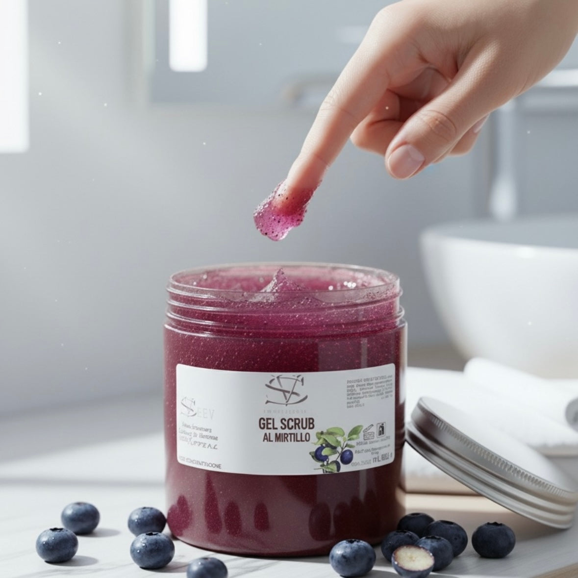 Blueberry Antioxidant Regenerating Gel Scrub – 600 ml